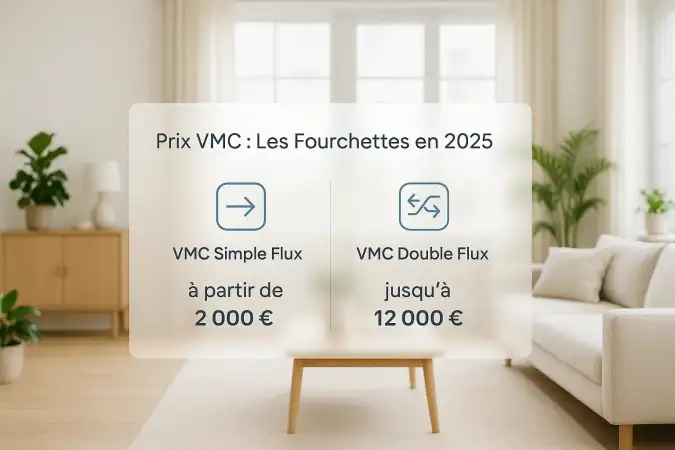 Quel est le prix d'une VMC ?