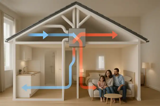 VMC double flux : air sain et économies